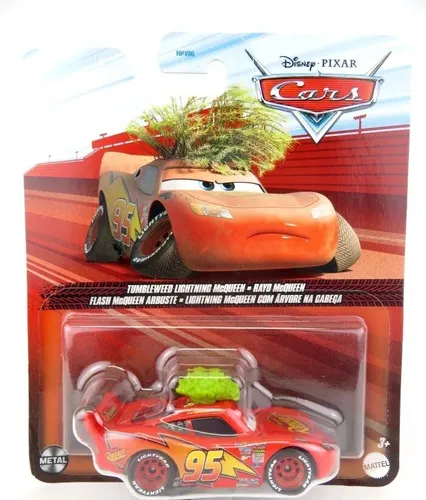 TUMBLEWEED LIGHTNING MCQUEEN Radiator Springs Cars 1:55 Die-cast Auto Metall Neu