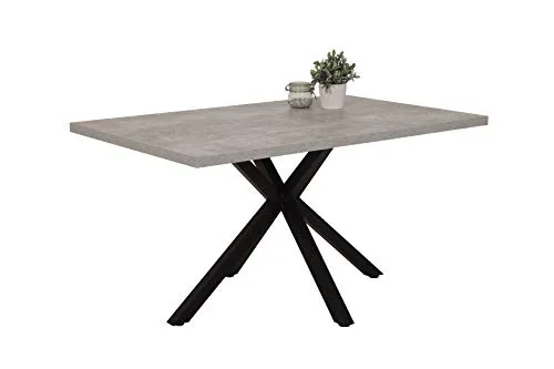 Esstisch Brandon, grau, 90 cm Breite - Esstisch Brandon in grau, 90 cm breit und 76 cm hoch. Hochwertige Materialien für Langlebigkeit. Jetzt anmelden und 10€ Willkommens-Gutschein sichern! Ideal für moderne Essbereiche.