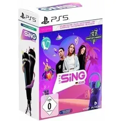 Let’s Sing 2025 mit deutschen Hits - PS5, mit 2 Mikrofonen für unvergessliche Karaoke-Abende und spannende Multiplayer-Events