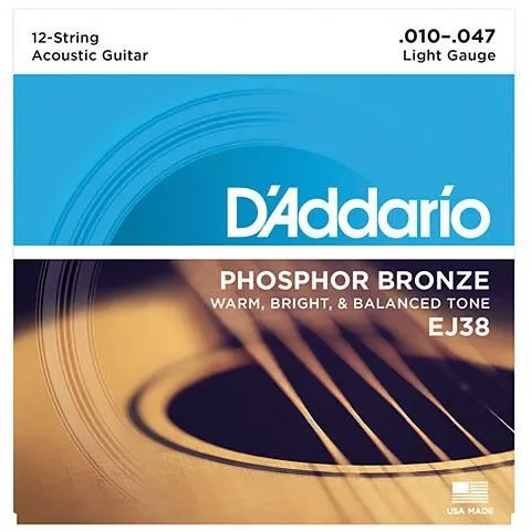 Saiten Westerngitarre D'Addario EJ38 .010-047 Gitarren Saiten Gitarrensaiten NEU
