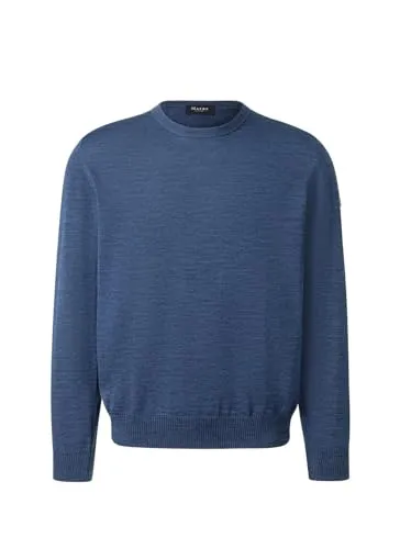 Maerz Pullover Rundhals 1/1 Arm - Pullover für Herren, hochwertig in Europa gestrickt und mit modernem Design aus München für stilvolle Outfits.