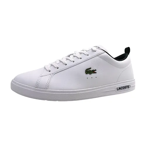 Lacoste Sneaker Schnürschuh Weiß EUR 42 UK 8 - Sneaker in Weiß, bequem mit 2 cm Absatzhöhe, ideal für jeden Anlass. Hergestellt aus hochwertigem Synthetik und Textil für optimalen Tragekomfort.