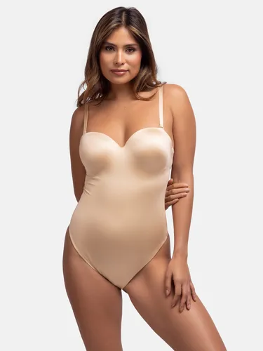 Stringbody "SUBLIME SCULPT", Mit abnehmbaren Trägern, Gr. 80 - Cup E, BEIGE Cup E