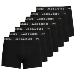 JACK JONES 7er-Pack Herren Trunks - Bequeme, elastische Unterhosen aus Jersey Baumwoll-Mix, atmungsaktiv und ideal für Alltag und Sport
