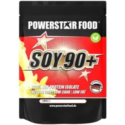 Powerstar Food - SOY 90+ Soja Protein Isolat - 1000g Beutel Geschmacksrichtung Chocolate