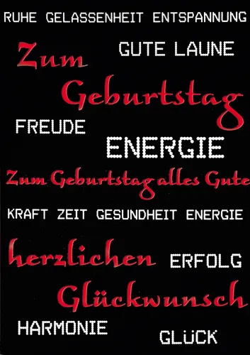 Geburtstag - A4 Glückwunschkarte mit Briefumschlag - Karten & Einladungen, hochwertige A4 Glückwunschkarte für unvergessliche Geburtstagsgrüße, inklusive passendem Umschlag.