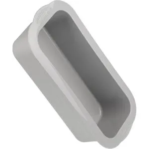 Backefix Brotbackform B23 aus Silikon, 23 x 10 x 7 cm, grau - Eckige Kastenform aus hochwertigem Silikon für perfekte Backergebnisse. Antihaftbeschichtung sorgt für müheloses Herauslösen der Brote. Spülmaschinenfest und hitzebeständig bis 230 °C.