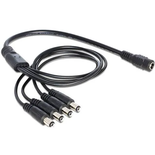 Delock Strom Anschlusskabel 50 cm Schwarz