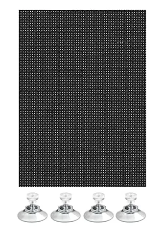 GARDINIA Flexibler Sonnenschutz für Fenster und Auto, 100 x 200 cm - Vielseitiger Sonnenschutz aus lichtdurchlässigem Screen-Stoff, ideal für Blend- und Hitzeschutz. Inkl. 10 Saugnäpfen für einfache Befestigung, anpassbar für alle Fenstergrößen.