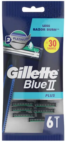 Gillette Einwegrasierer Blue II Plus 6er Pack