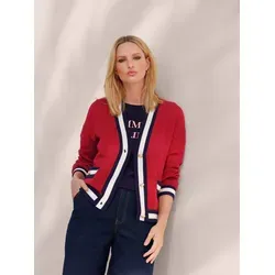 heine Strickjacke Strickjacke rot 40