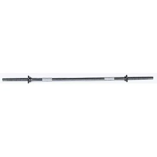 ENERGETICS Hantelstange 180 cm - Hanteln: Stabile, chromfarbene Langhantelstange mit Stellringen, ideal für effektives Training und Gewichtsaufnahme von bis zu 30 cm pro Seite.