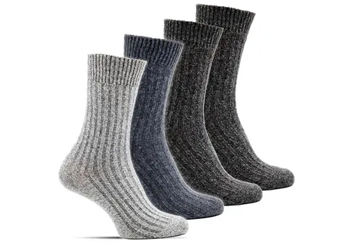 Frostfighter Thermosocken Herren Norweger Wintersocken (4-Paar) - Warmen Komfort für kalte Tage: Frostfighter Norweger-Socken im 4er-Pack, hautsympathisch und weich. Ideal für stilvolle Wintermomente in 3 Farben.