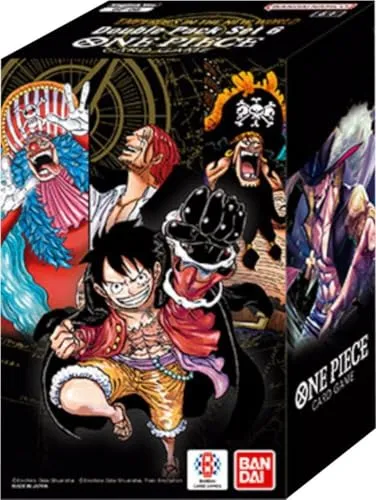 ONE Piece TCG Doppelpack Set Volume 6 - Emperors in The New World - Sammelkartenspiele: Booster Packs mit 2 Booster Packs [OP-09] und 1 DON!! Karte, ideal für Sammler und Spieler.