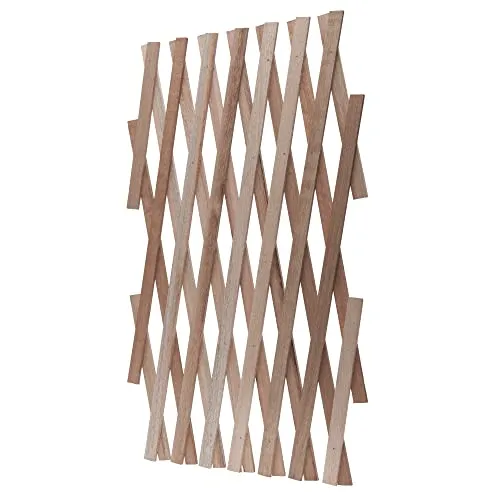 Windhager Holz-Spalier - Zusammenfaltbare Rankhilfe 120 x 180 cm, witterungsbeständig und ideal für Rosen und Kletterpflanzen