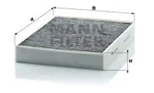 Mann-Filter Filter, Innenraumluft CUK 2847