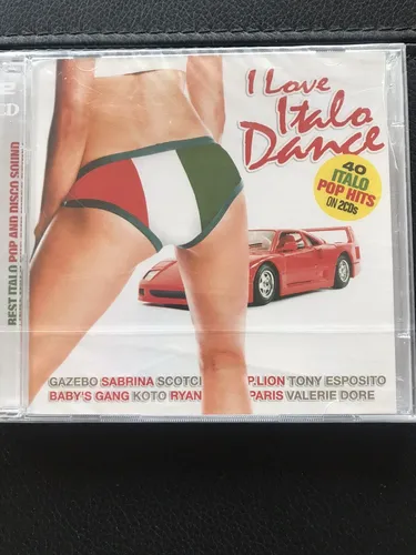 I  LOVE   ITALO  DANCE  ,   2  CDs :  SABRINA , Scotch , Koto,  Disco ,NEU , NEW
