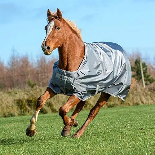 Bucas Smartex Turnout Medium Big Neck 150g - Iron Gate - Winterdecke für Pferde, mit 150g Füllung und extra großem Halsbereich für optimalen Schutz bei kaltem Wetter.