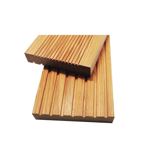HOME DELUXE Terrassendielen LÄRCHE Holz ARIS - Terrassendielen aus Sibirischer Lärche, inklusive Unterkonstruktion und Montagematte - ideal für eine langlebige und stilvolle Terrasse.