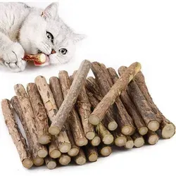 Aidiyapet Matatabi Katzenminze Sticks 30 Stück - Unterhaltsame Matatabi Kauhölzer für Katzen - Fördert das Kauen und die Zahnpflege. 30 Stück für stundenlangen Spielspaß und natürliche Anziehungskraft. Ideal für die tägliche Beschäftigung deiner Katze.