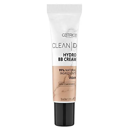 Catrice Clean ID Hydro BB Cream, Make Up, Foundation, Nr. 020 Medium, nude, für sensible Haut, feuchtigkeitsspendend, natürlich, vegan, ohne Parfüm (30ml)
