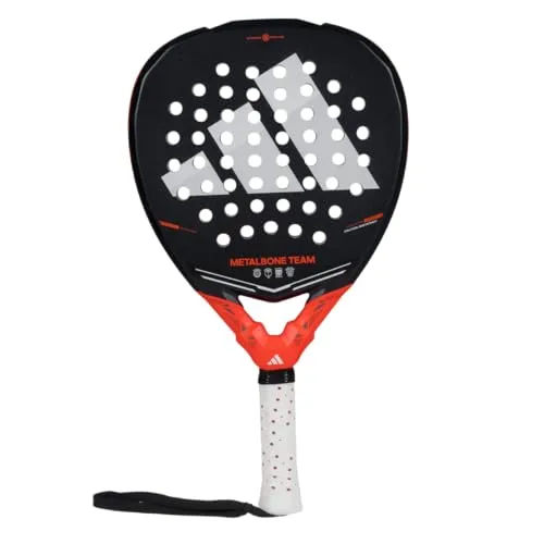 adidas Metalbone Team 2026 Padelschläger schwarz g - Leistungsstarker Padelschläger mit 373g, ideal für präzise Schläge. Die diamantförmige Kopfform und die Schlägerhöhe von 38 mm sorgen für optimale Kontrolle im Spiel.