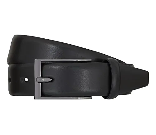 LLOYD Herren Ledergürtel 30 mm schwarz - Hochwertiger Gürtel aus Leder, 30 mm breit, mit eleganter Dornschließe und in Deutschland gefertigt. Ideal für stilbewusste Männer.