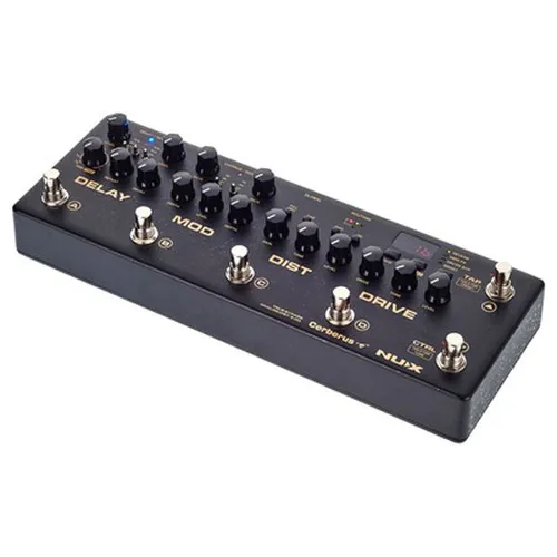 Nux Cerberus B-Stock: Multieffektgerät für E-Gitarre - B-Stock Gitarren-Effektgerät mit 16 Effekttypen, 128 Presets und realistischen Speaker-Simulationen. Ideal für kreative Musiker, die vielseitige Klänge suchen.