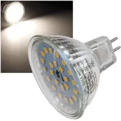 Chilitec - Led Strahler Mr16 'h55 Smd', 120°, 12v/5w, 420lm, 4000k, Neutralweiß