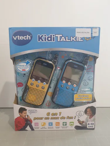 VTech VTH80-518565 KIDI Talkie - 6-in-1 Walkie-Talkie für Kinder, mit Sprachveränderung und 200 Meter Reichweite für grenzenlosen Spielspaß