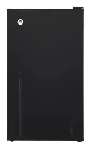 Ukon!c Kühlschrank XBOX-Style 91L mit Eisfach - Stylischer Kühlschrank im XBOX-Design mit 91 l Volumen. Ideal für Gamer: leise Kühlung bei nur 41 dB und anpassbare Tür für flexibles Platzieren.