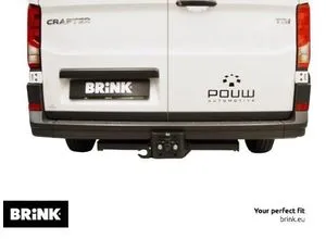 BRINK Anhängevorrichtung mit 2-Loch-Kugelkopf für VW und MAN - Anhängerkupplungen für VW Crafter und MAN TGE, hohe Anhängelast von 3.500 kg und Stützlast von 150 kg, ideal für schwere Lasten.