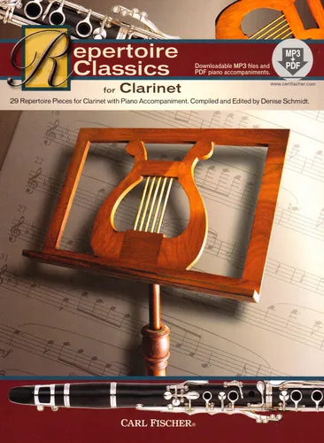 Repertoire Classics Clarinet Klarinette und Klavier Noten mit Download Code