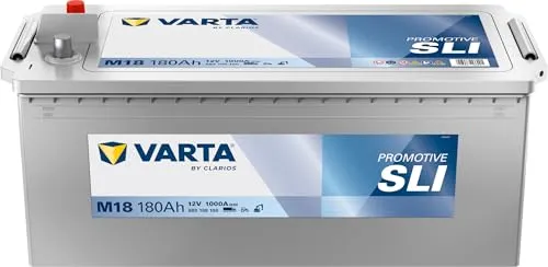 VARTA M18 ProMotive Super Heavy Duty 180Ah 1000A LKW Batterie - Autobatterien, zuverlässige Starterbatterie für Lieferfahrzeuge mit hoher Korrosionsbeständigkeit und schneller Ladefähigkeit
