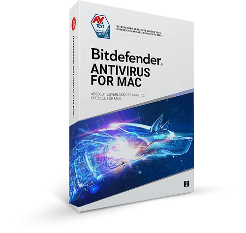 Bitdefender Antivirus Mac 2025 - Security-Suiten mit umfassendem Schutz für macOS, inklusive kostenlosem VPN, Ransomware-Schutz und Anti-Tracker, für sicheres und schnelles Surfen.