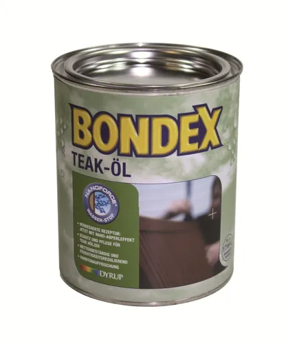Bondex Teak-Öl 0,75 l - Hochwertige Pflege für Teakholz - Bondex Teak-Öl in der praktischen 0,75 l Flasche, ideal zur Pflege und zum Schutz von Teakholz. Sorgt für eine langanhaltende Schönheit und bewahrt die natürliche Farbe.
