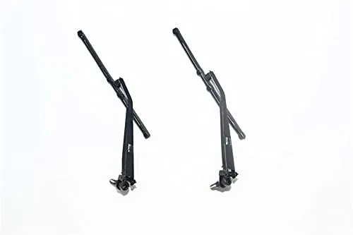 GPM R/C Scale Accessories : Windscreen Wiper for TRX-4 Trail Defender Crawler - 2Pc Set Black