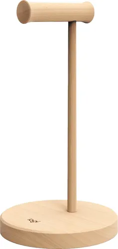 LOGITECH Logi Headset-Ständer aus Holz 989-001150 - Kopfhörer-Zubehör mit elegantem Holzdesign, ideal zur sicheren Aufbewahrung Ihres Headsets und zur Reduzierung von Kabelgewirr.