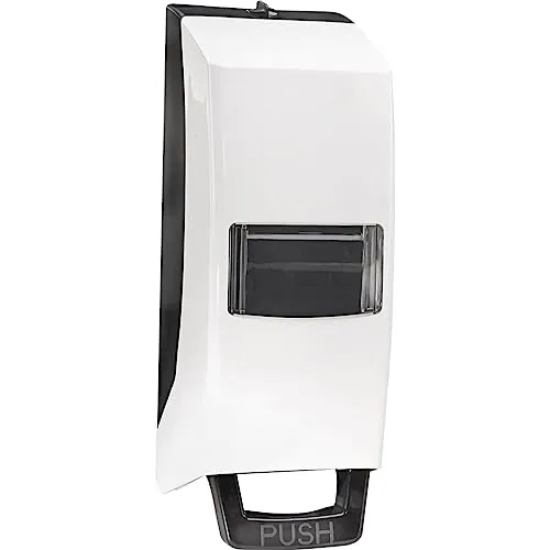 Paul Voormann VOORMATEC SF2 Spender, Weiß - Kommerzielle Seifen- & Lotionspender, ideal zur Wandmontage, mit einstellbarer Dosierung und abschließbarem Schloss für zusätzlichen Schutz.