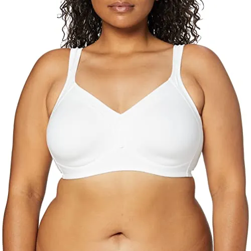 Triumph Damen Bügelloser BH Cotton Shaper N (1BW13), Weiß (White 03), Gr. 95E