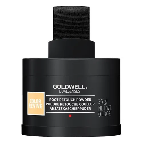 Goldwell Dualsenses Color Revive Haaransatz-Farbpuder 3,7 g - Effektives Ansatzkaschierpuder zur schnellen Abdeckung von herausgewachsenen Ansätzen und grauen Haaren. Passt sich der Haarfarbe an und sorgt für einen natürlichen Look, während es Talg und Fett absorbiert.