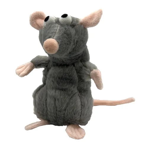 Aumüller Katzenspielkissen mit Baldrian - Ratte Cedric Dinkelspelz Spielen Katze