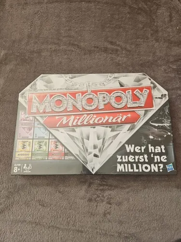 Monopoly Millionär - Wer hat zuerst 'ne Million? | Hasbro Parker - Gesellschaftsspiel für 2-6 Spieler, strategisches Brettspiel mit spannendem Architektur- und Wirtschaftsthema, ideal für Familienabende.
