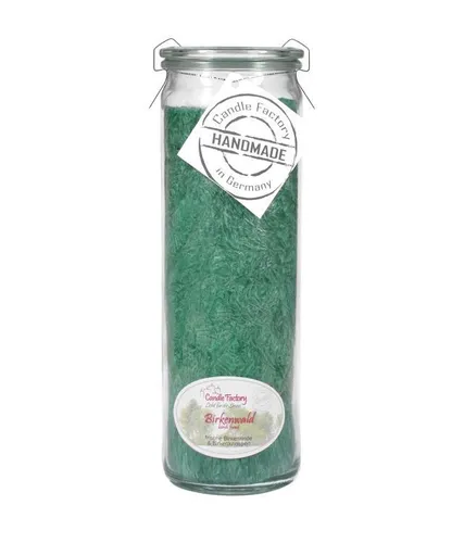 Candle Factory Big-Jumbo Duftkerze im Weckglas, Birkenwald, 306-156