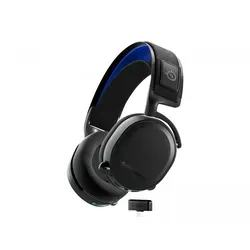 SteelSeries Arctis 7P+ Black - Wireless Gaming Headset mit 30 Stunden Akkulaufzeit, USB-C und 3D Audio für PS5, PS4 und PC