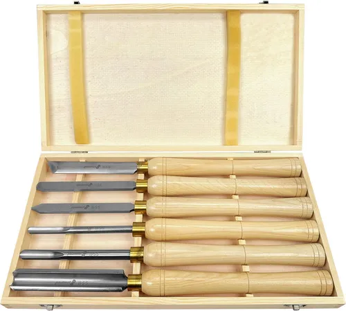 PAULIMOT Drechselmesser-Starter-Set, 8-teilig