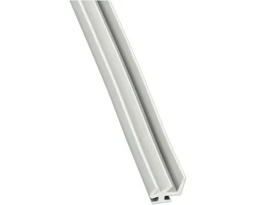 Gutta Alu Randprofil mit Weichgummileiste für 16 mm Doppelstegplatten L = 2500 m