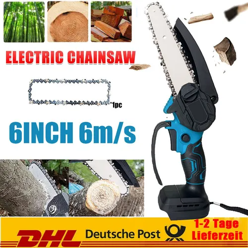 Makita Kettensäge DUC122Z - Akku, 18V, Schwertlänge 11,5cm, leicht und kraftvoll für schnelles Beschneiden von Bäumen und Sträuchern