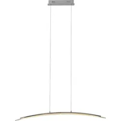 LED-Pendelleuchte Chrom - SURF - Moderne Pendelleuchte aus Metall und Glas, dimmbar mit 1430 Lumen, ideal für Esstische und Kücheninseln. Schaffen Sie ein stilvolles Ambiente in Ihrem Zuhause!