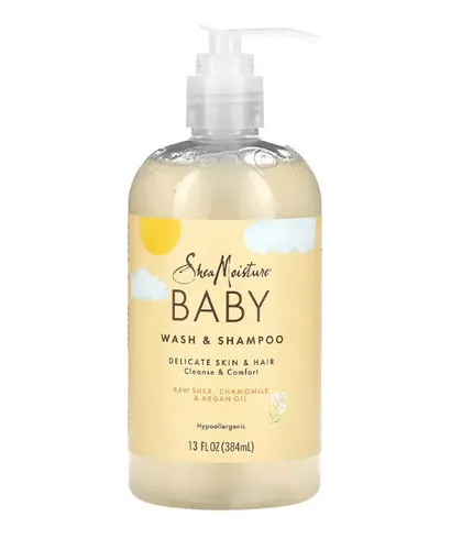 SheaMoisture, Baby Duschlotion & Shampoo, Weihrauch & Myrrhe, 384 ml